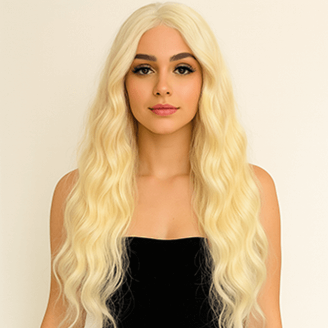 Swiss #613 Remy Body Wave Lace Frontal  Human Hair Wig