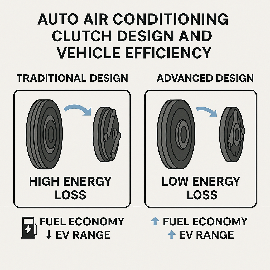 Cómo el diseño avanzado del embrague del aire acondicionado automotriz mejora la eficiencia del vehículo