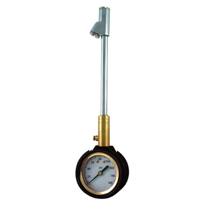 Heavy Duty 2'' Large Dial Tire Pressure Gauge With Dual Head