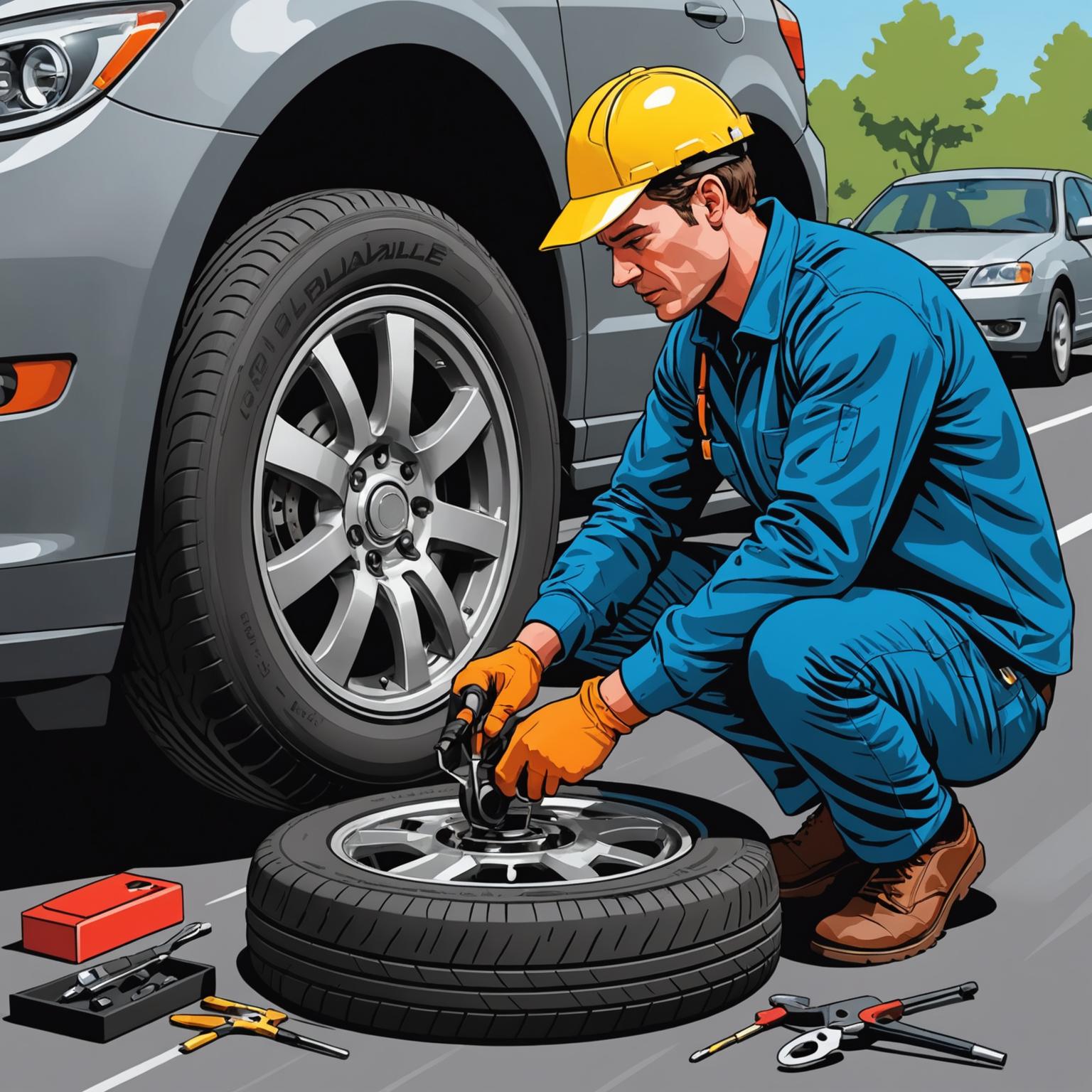 Tire repair kit