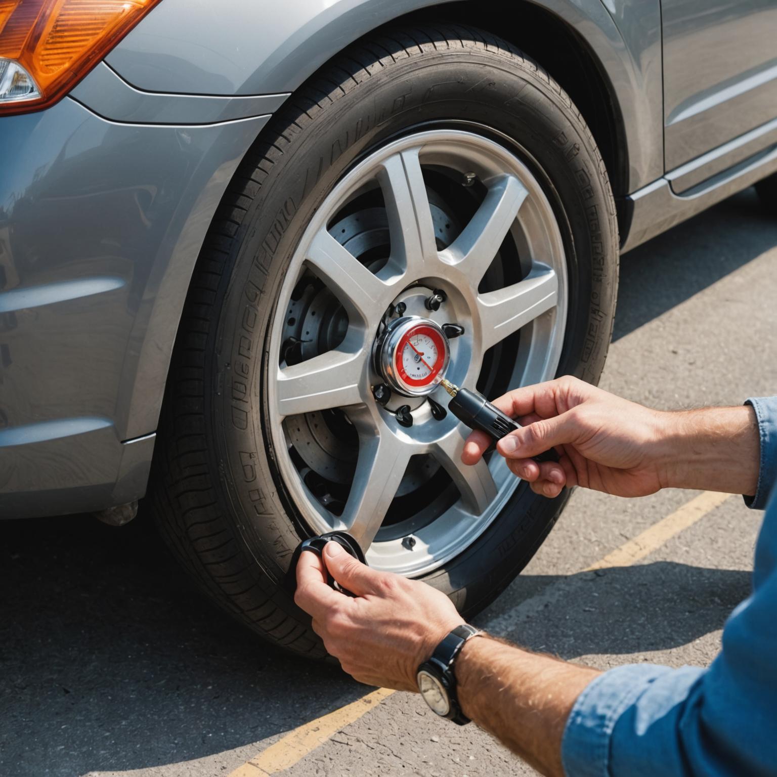 mechanical tire pressure gauge