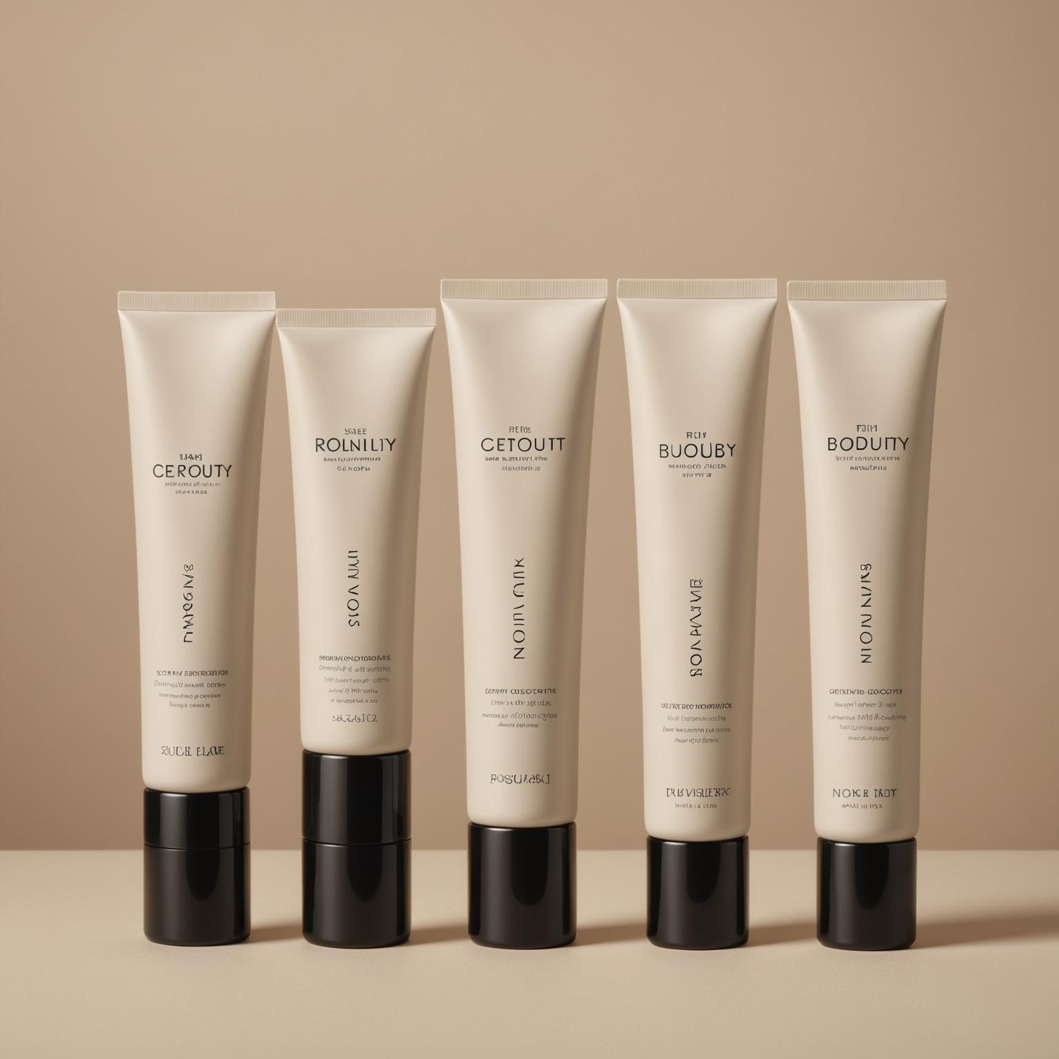 Tubo cosmético, embalagem de tubo para cosméticos