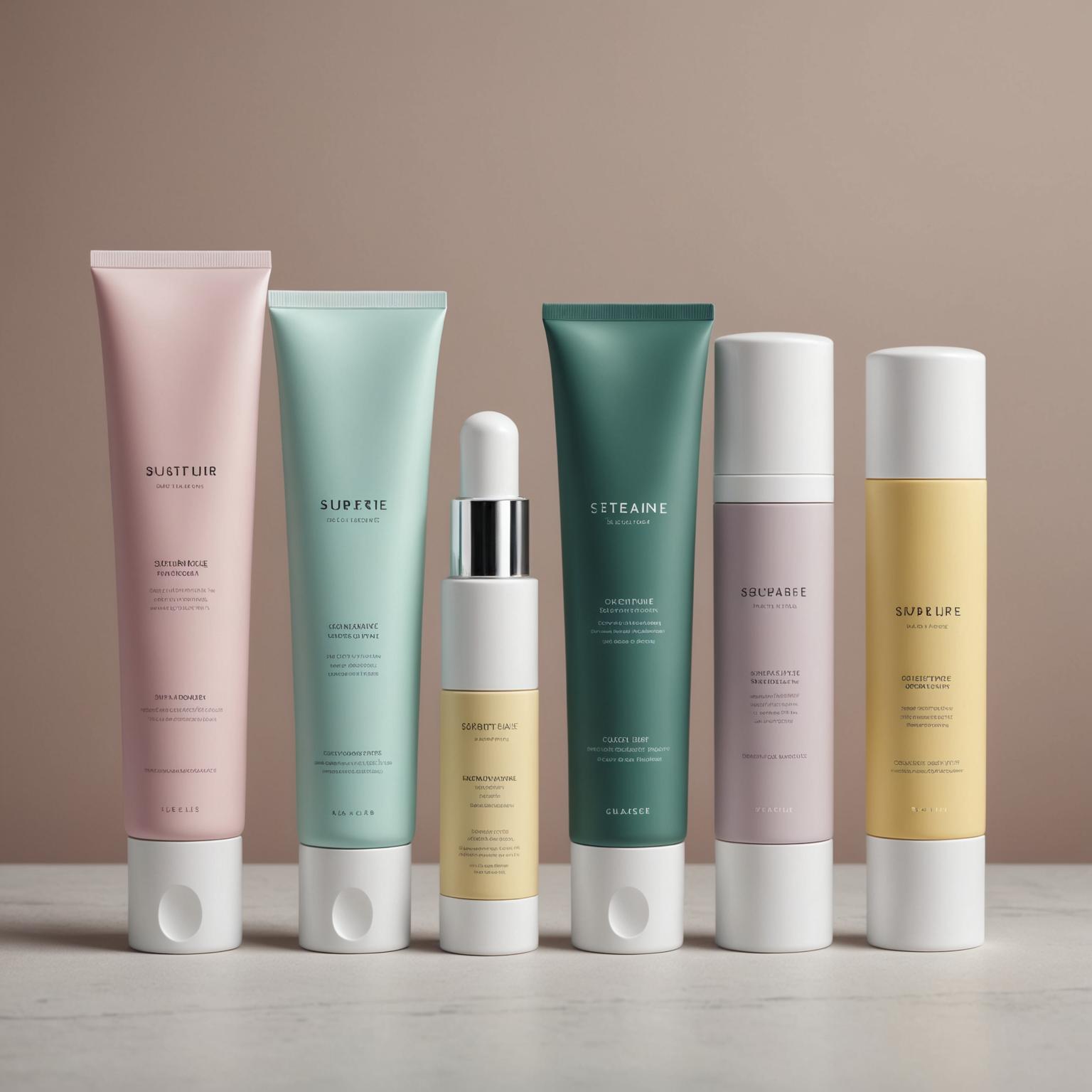 Tube cosmétique, modèles de tubes cosmétiques