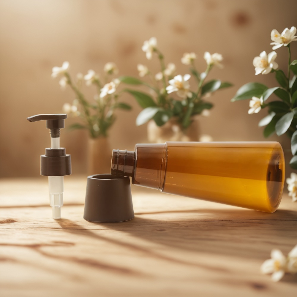 Frasco de loção com bomba de loção