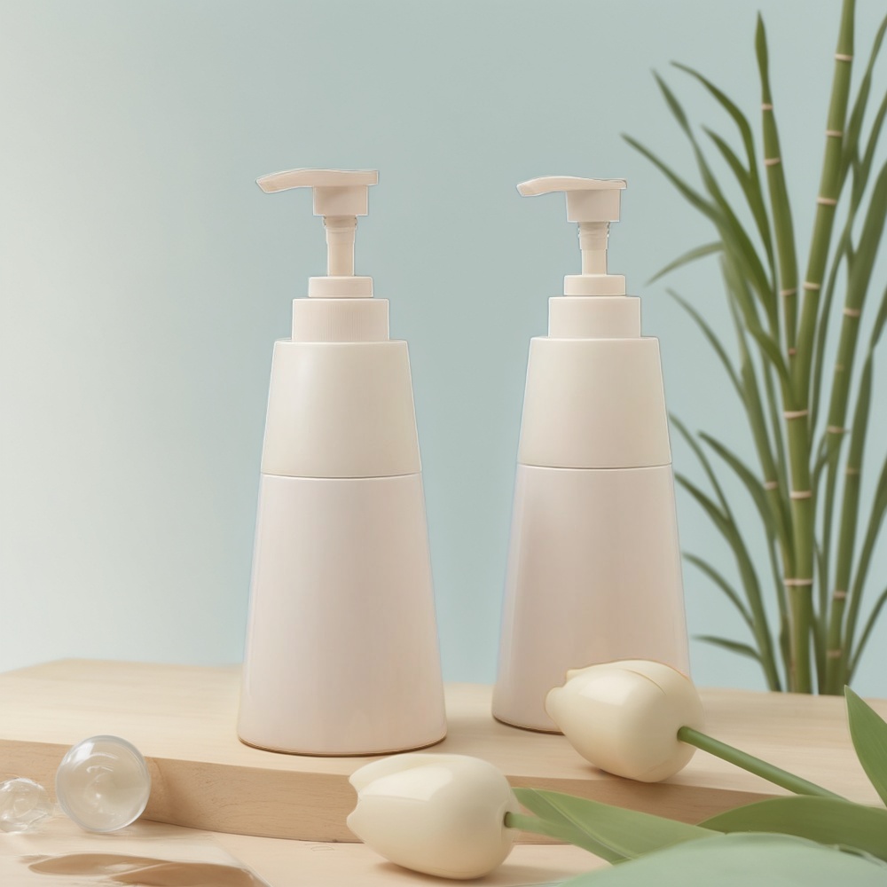 Пластиковая бутылка для лосьона с дозатором