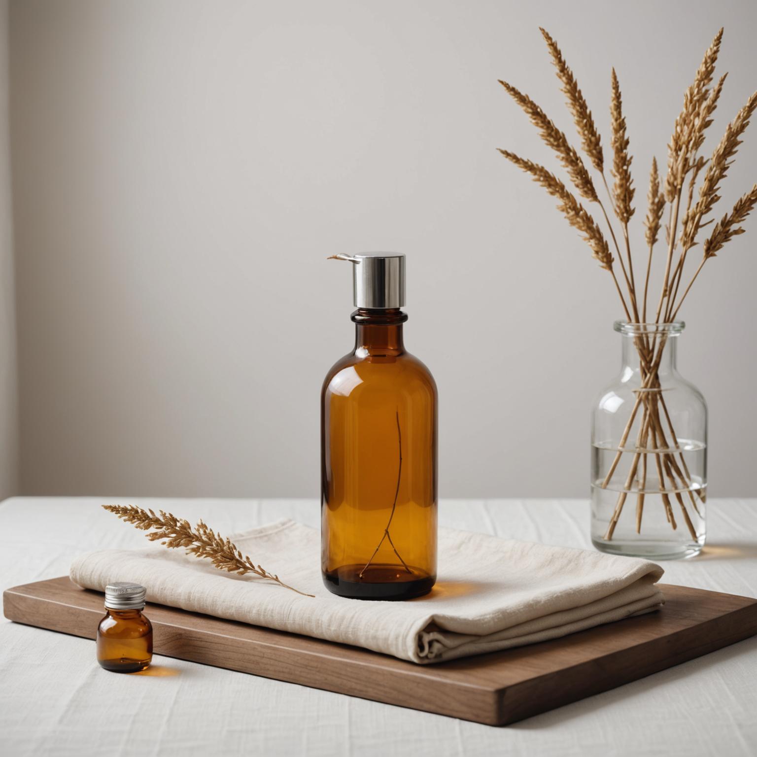 flacon de lotion en plastique transparent 30 ml