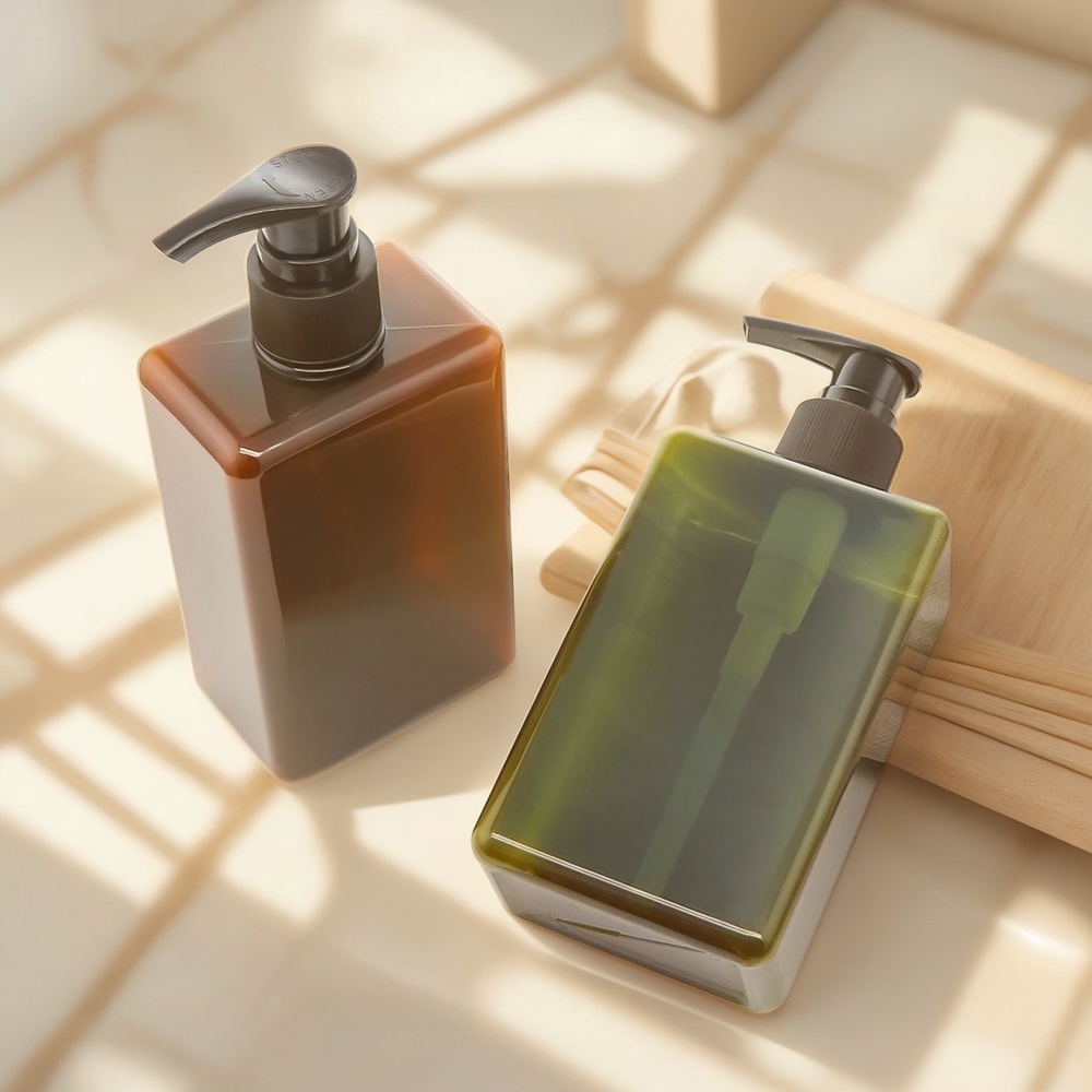 loções, frascos de bomba, frasco de plástico para loção