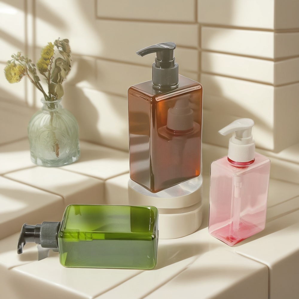 flacons pompes pour lotions, gel douche et lotion