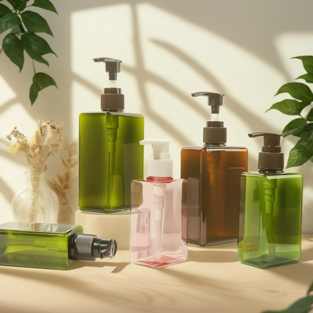 лосьоны с дозатором, фирменные флаконы для лосьонов с логотипом