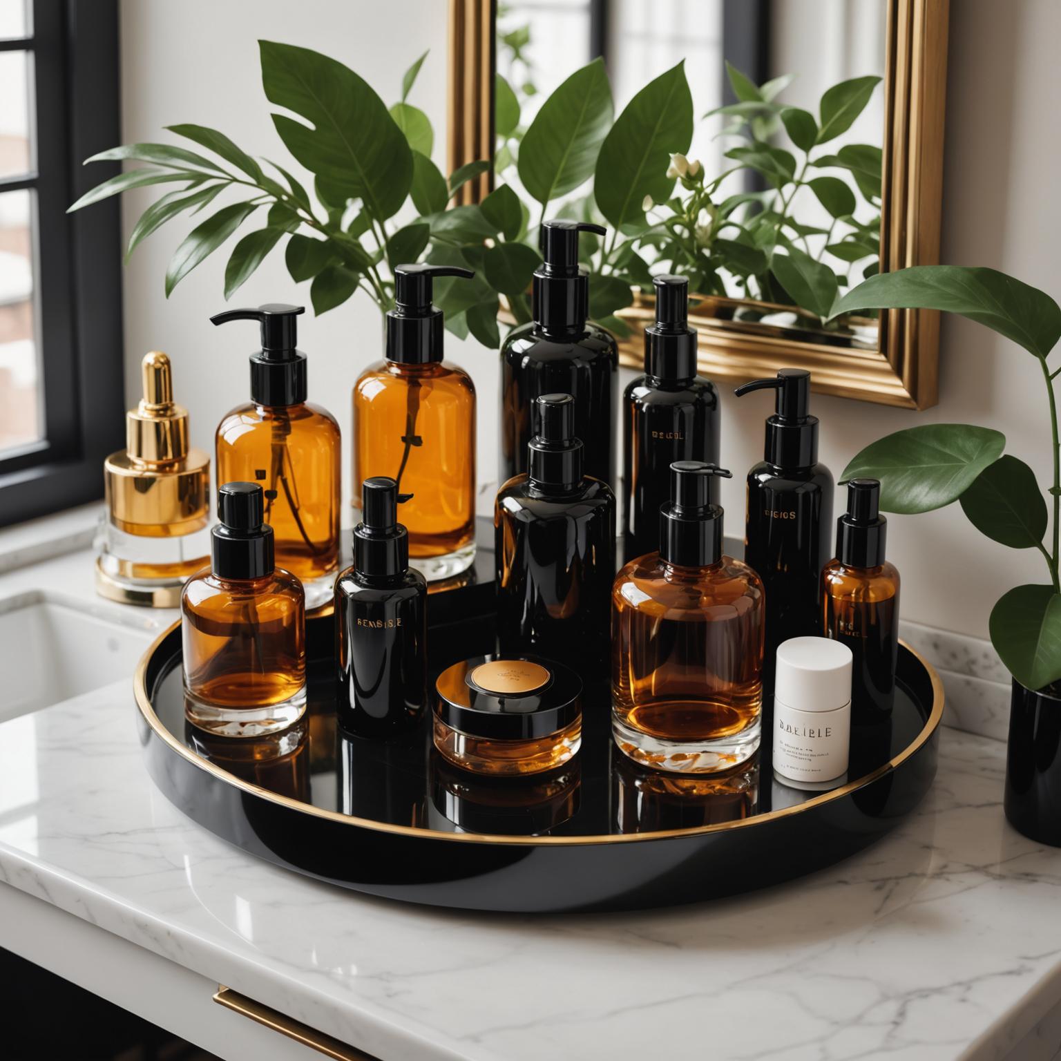 bouteilles de maquillage de voyage