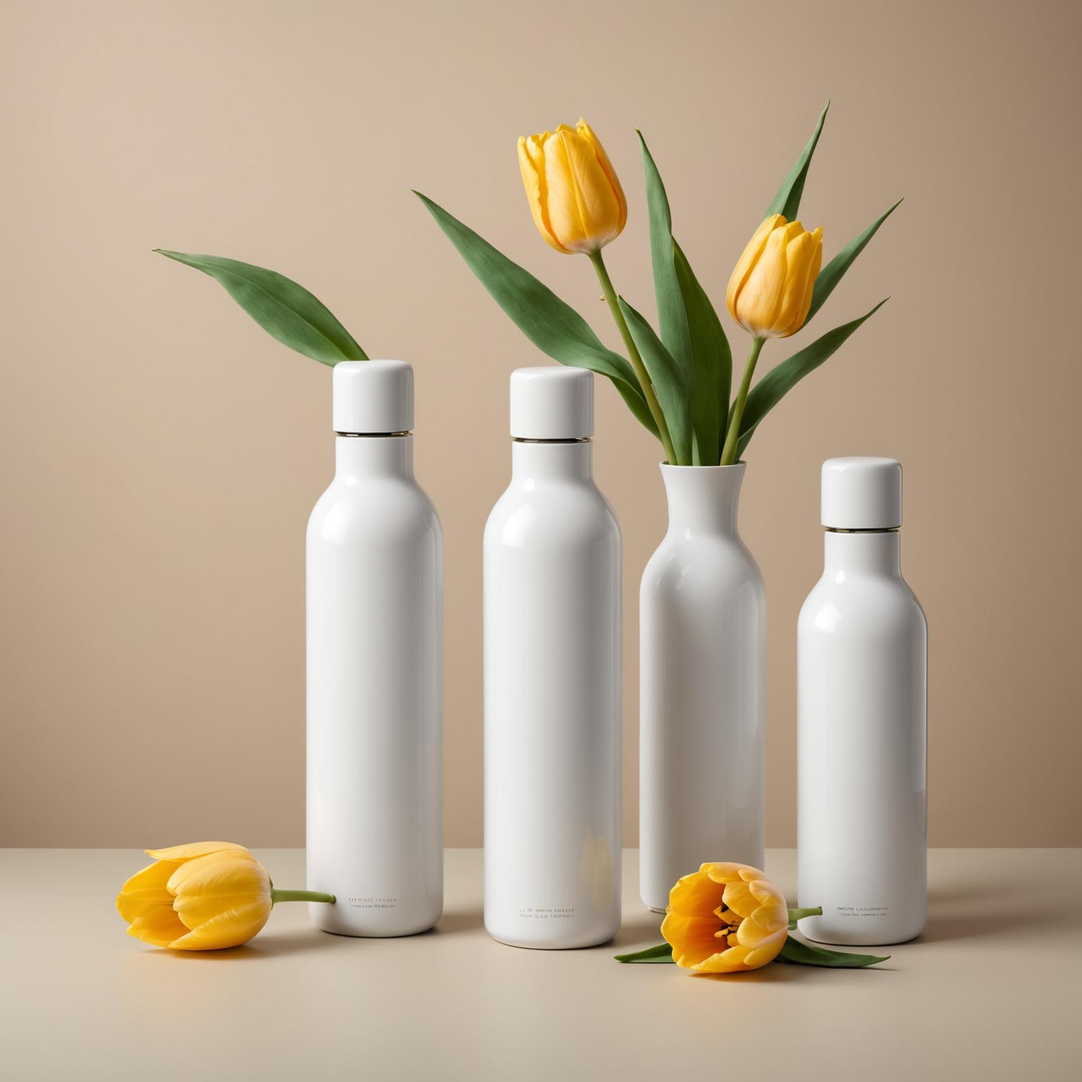 Frasco de loção de plástico