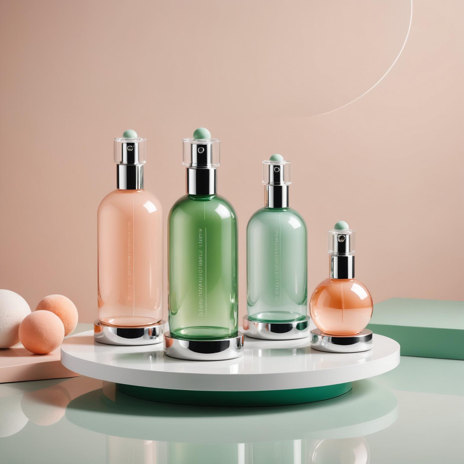 Frasco de loção, frasco de loção de vidro, frasco de loção de plástico