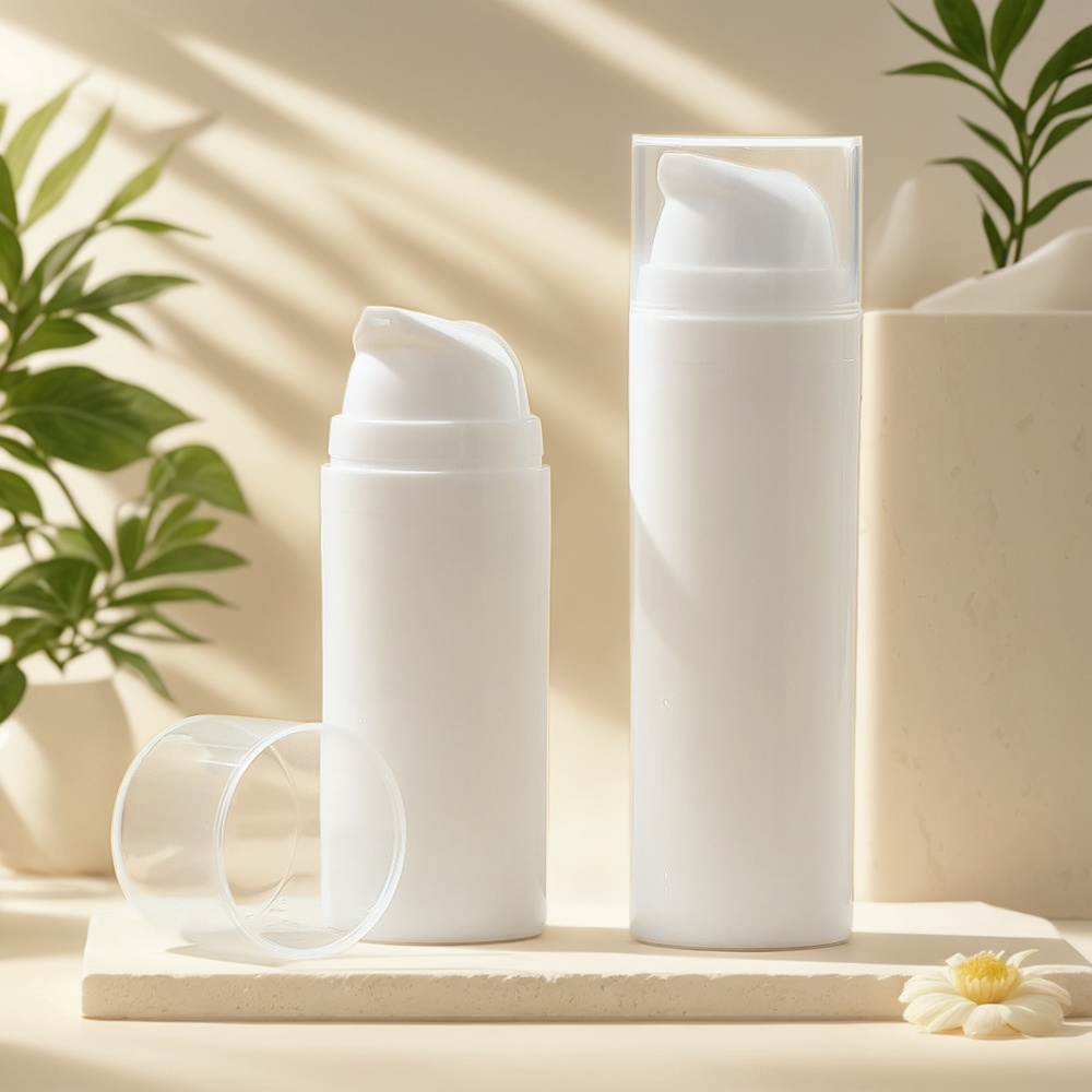 Безвоздушные флаконы 50 мл, безвоздушные флаконы с помпой, безвоздушный флакон 30 мл, безвоздушный флакон с помпой 100 мл, прозрачный безвоздушный флакон с помпой