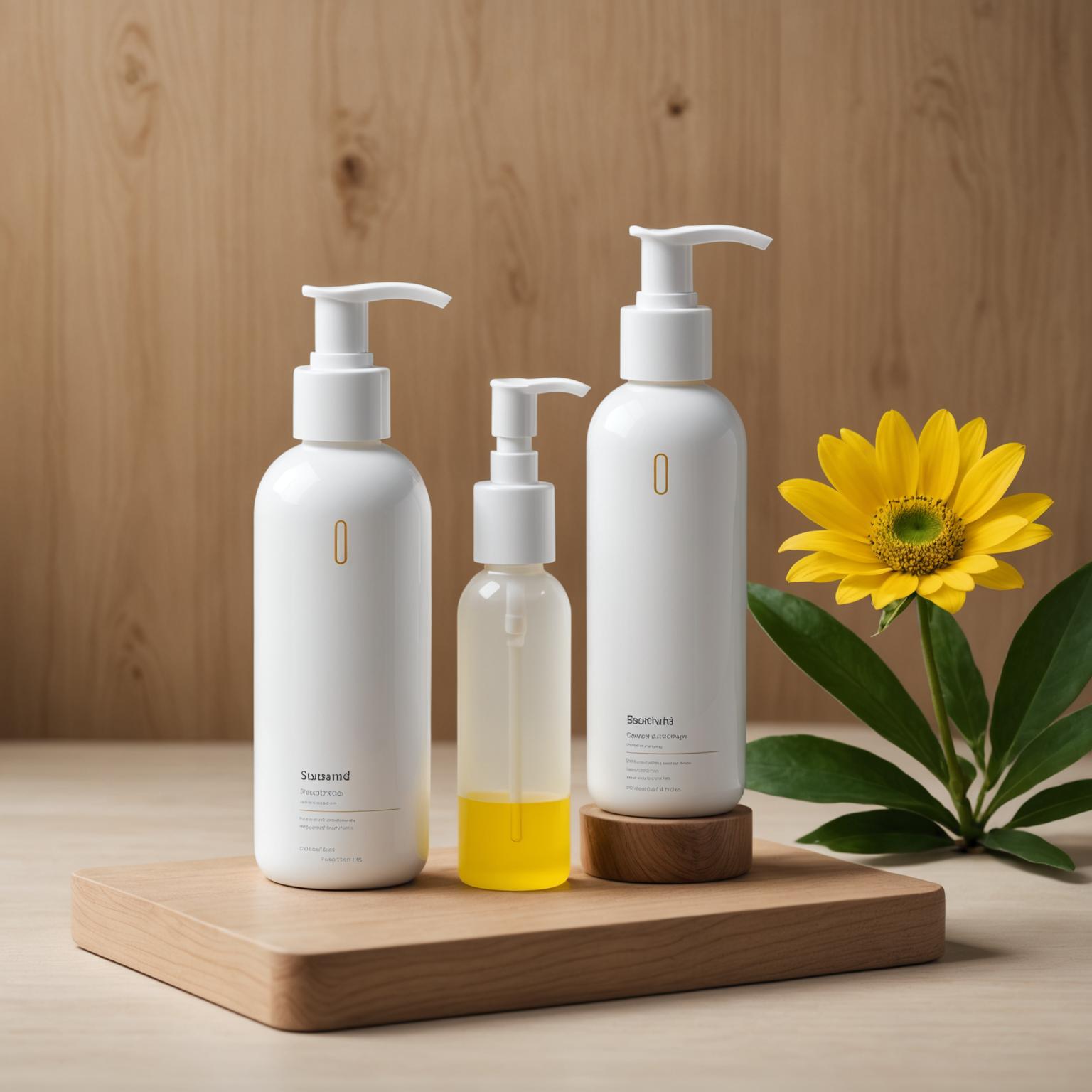 Botella sin aire, botella sin aire, botella con bomba sin aire, botella cosmética sin aire