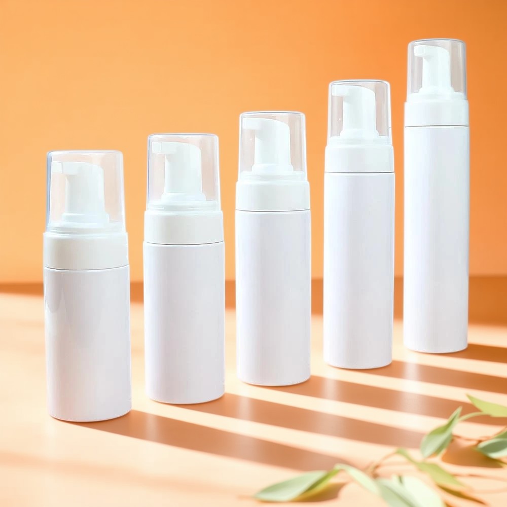 Flacons à pompe en mousse Conteneurs de mousse cosmétique Flacons cosmétiques végétaliens Technologie de pompe airless Flacons en mousse de couleur personnalisée