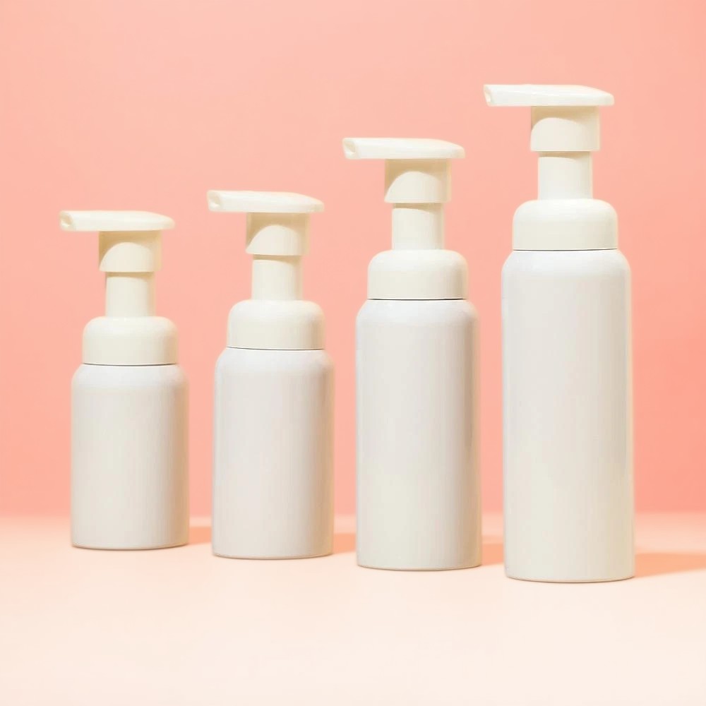 Frascos de espuma para cosméticos Embalagens plásticas sustentáveis para cosméticos Bombas dispensadoras de espuma sem ar Frascos de espuma para viagens Recipientes de cosméticos recicláveis