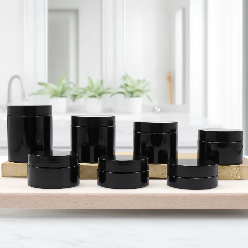 Frasco de creme, frasco de creme, embalagem para cuidados com a pele, embalagem de pote de creme, frascos de vidro para creme