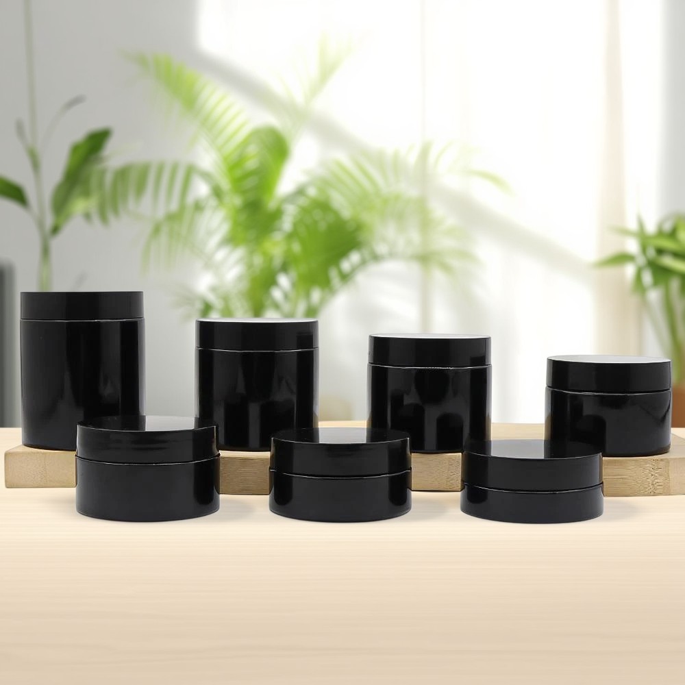 Bouteille de crème, bouteille de crème, emballage de soins de la peau, emballage de pot de crème, bouteilles de crème en verre