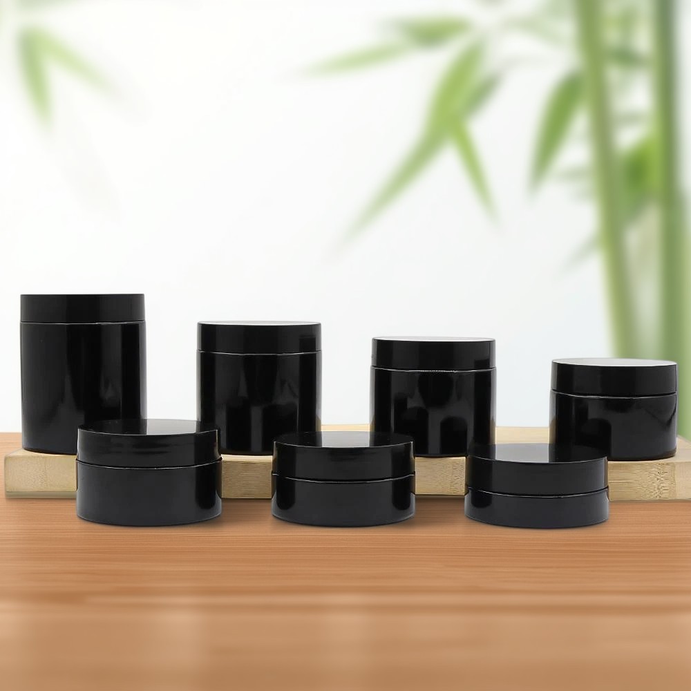 Bouteille de crème, bouteille de crème, emballage de soins de la peau, emballage de pot de crème, bouteilles de crème en verre