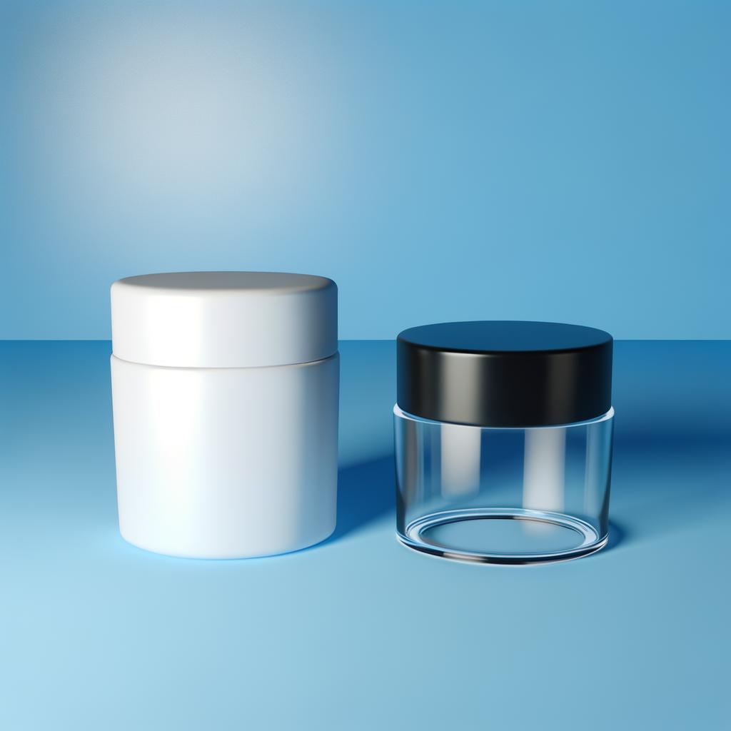 Tarro de crema tarros de crema tarro para crema botella de crema tarros de crema de vidrio