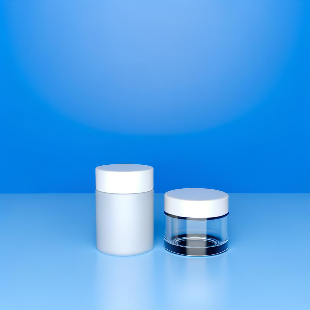 Tarro de crema tarros de crema tarro para crema botella de crema tarros de crema de vidrio