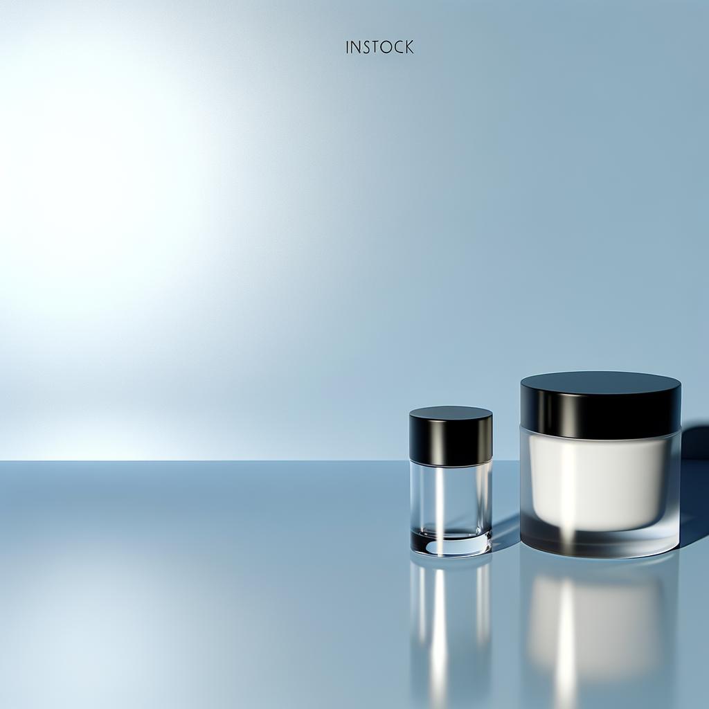 Frasco de creme, frascos de creme, frascos de creme, frascos de vidro para creme