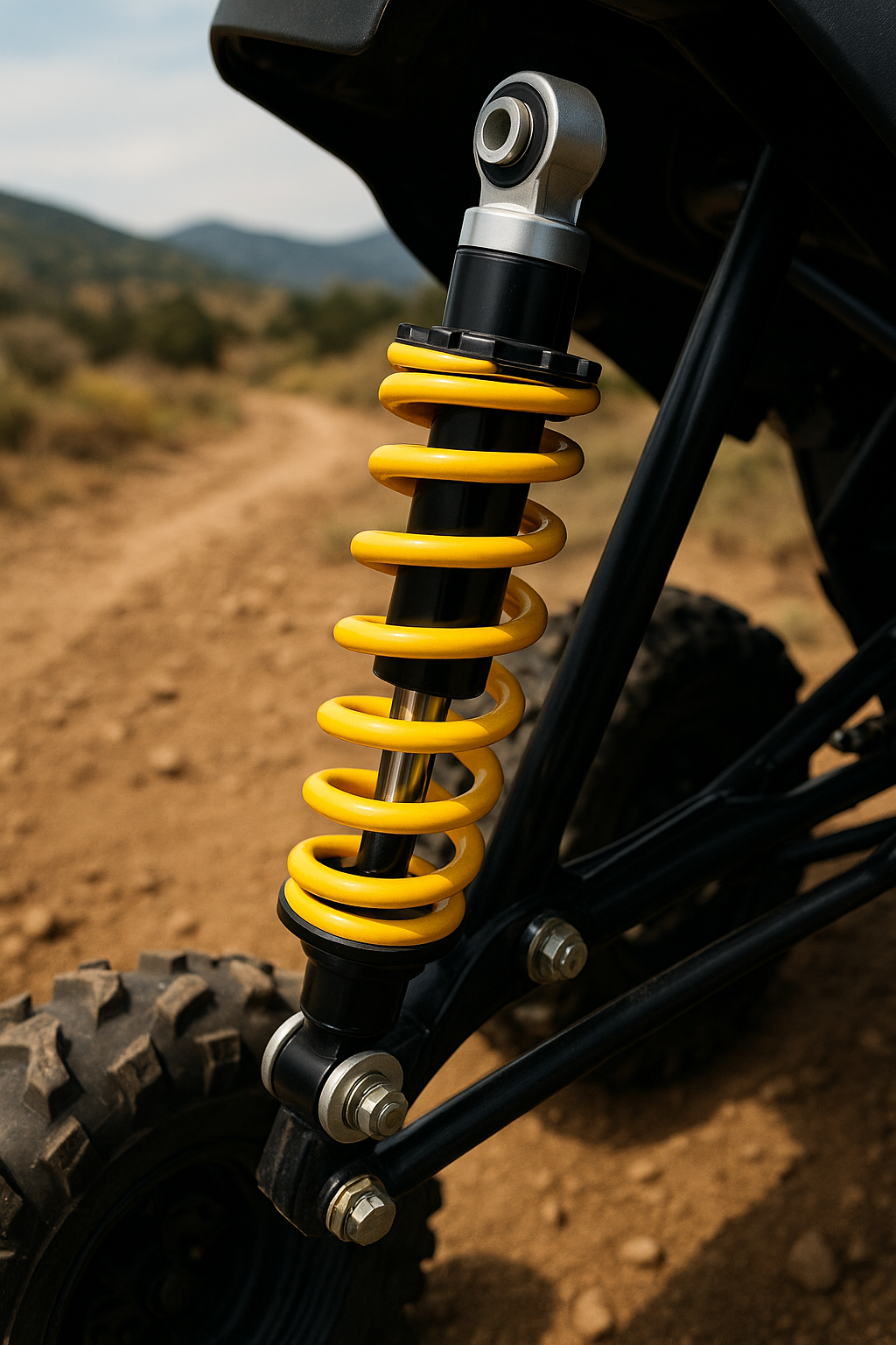 ممتص الصدمات الهيدروليكي الخلفي للمركبة الرباعية