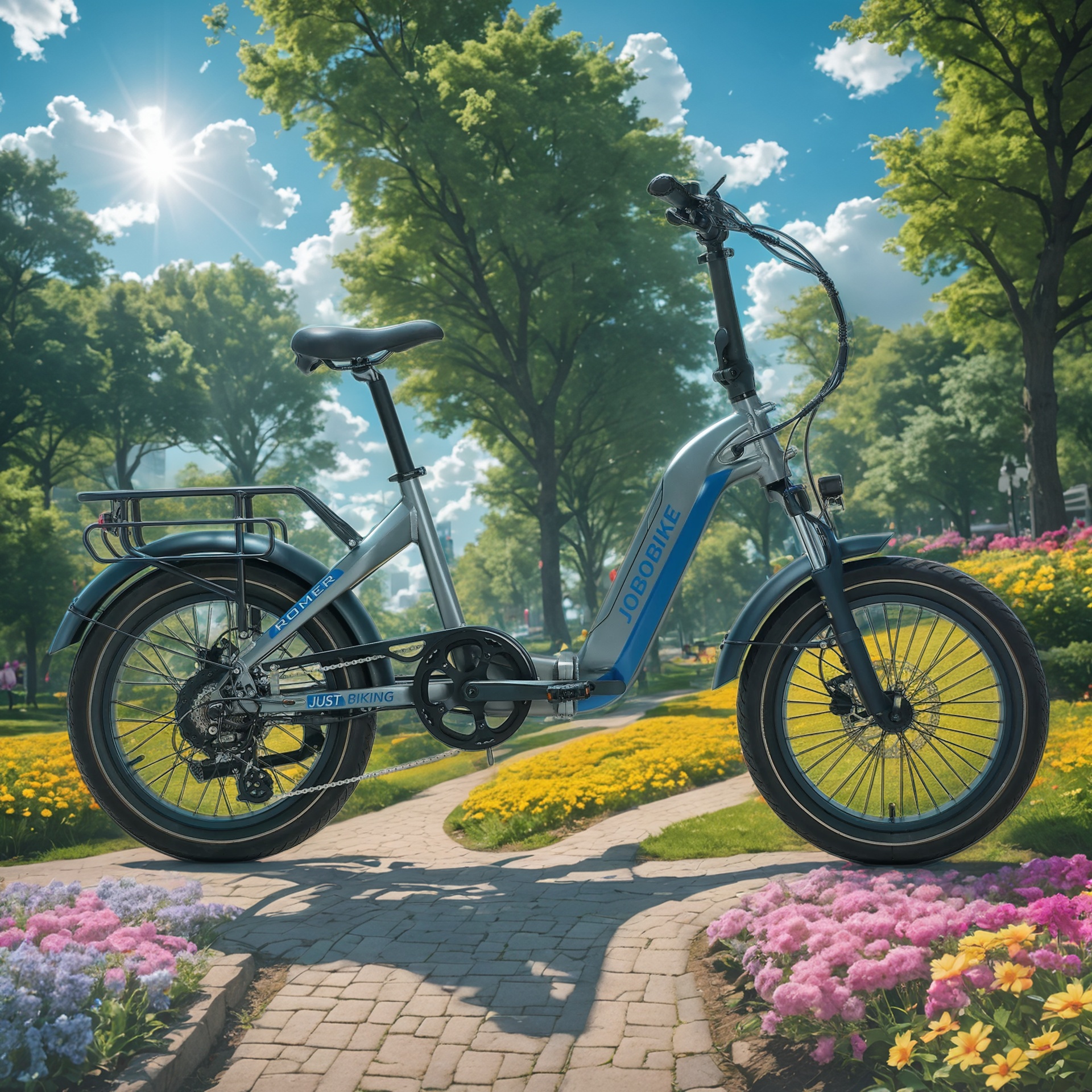 folding electric bicycle