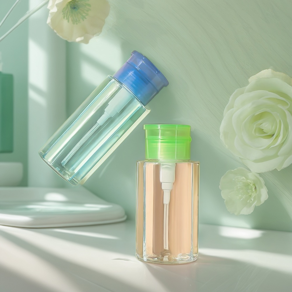 flacon de démaquillant, récipient pour démaquillant, flacon cosmétique