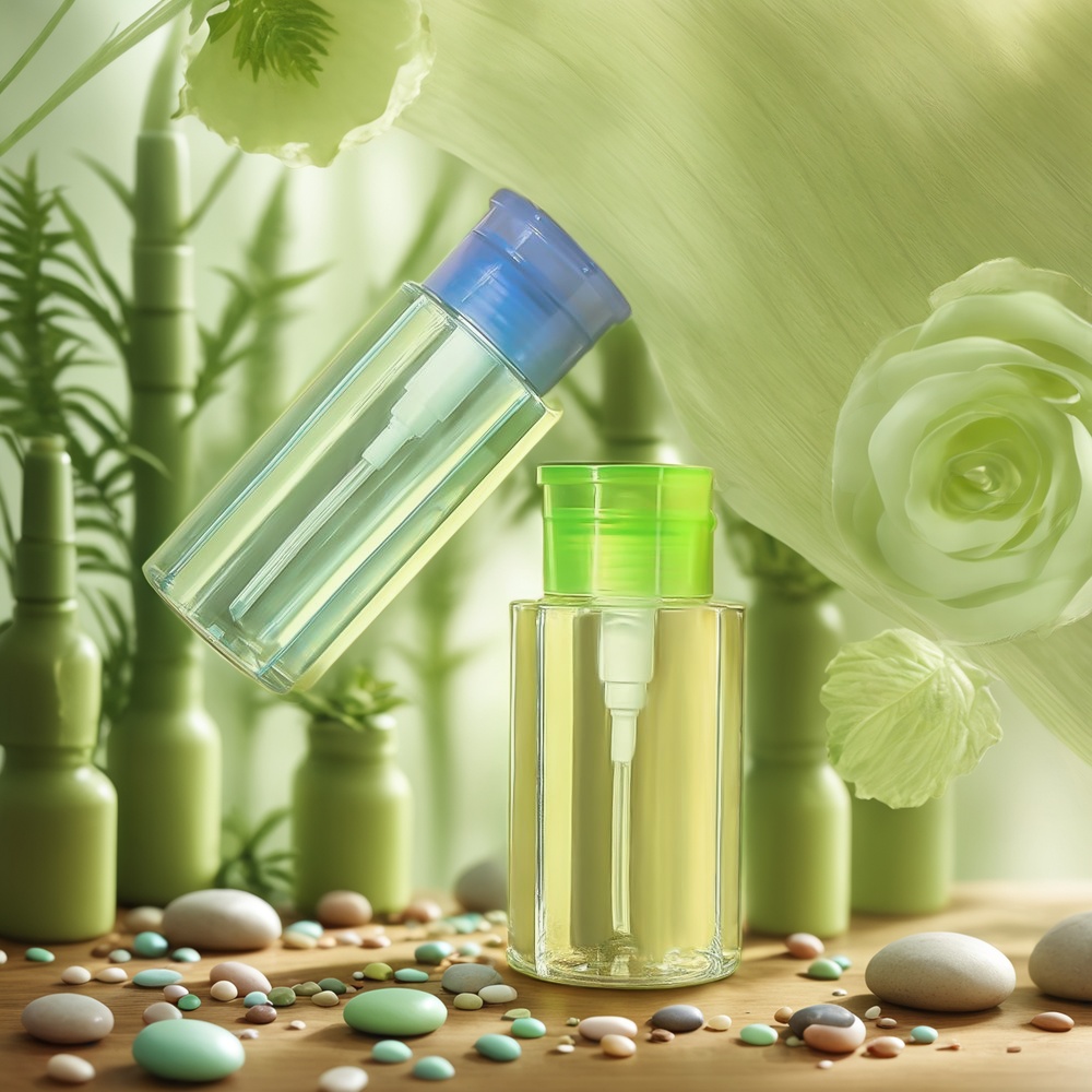 makeup remover bottle, makeup remover container, cosmetic bottle