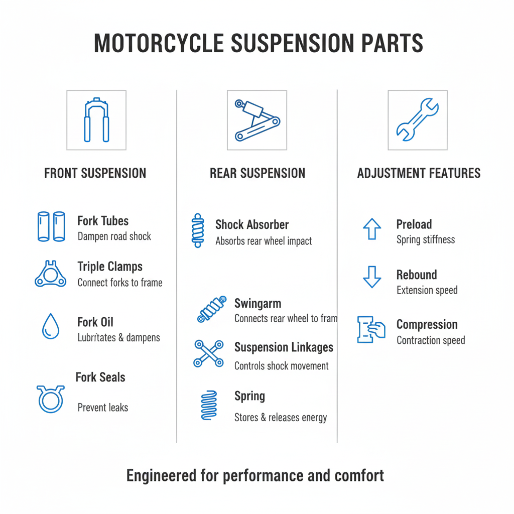 Fabricante de piezas de suspensión para motocicletas auditado: Calidad verificada para compradores globales