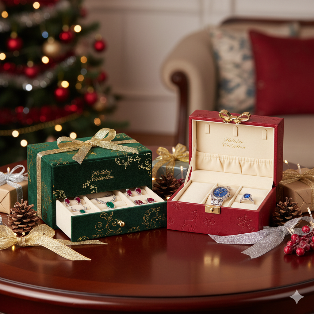Drawer vs. Clamshell: Which Jewelry Box Style Fits Holiday Collections Best?