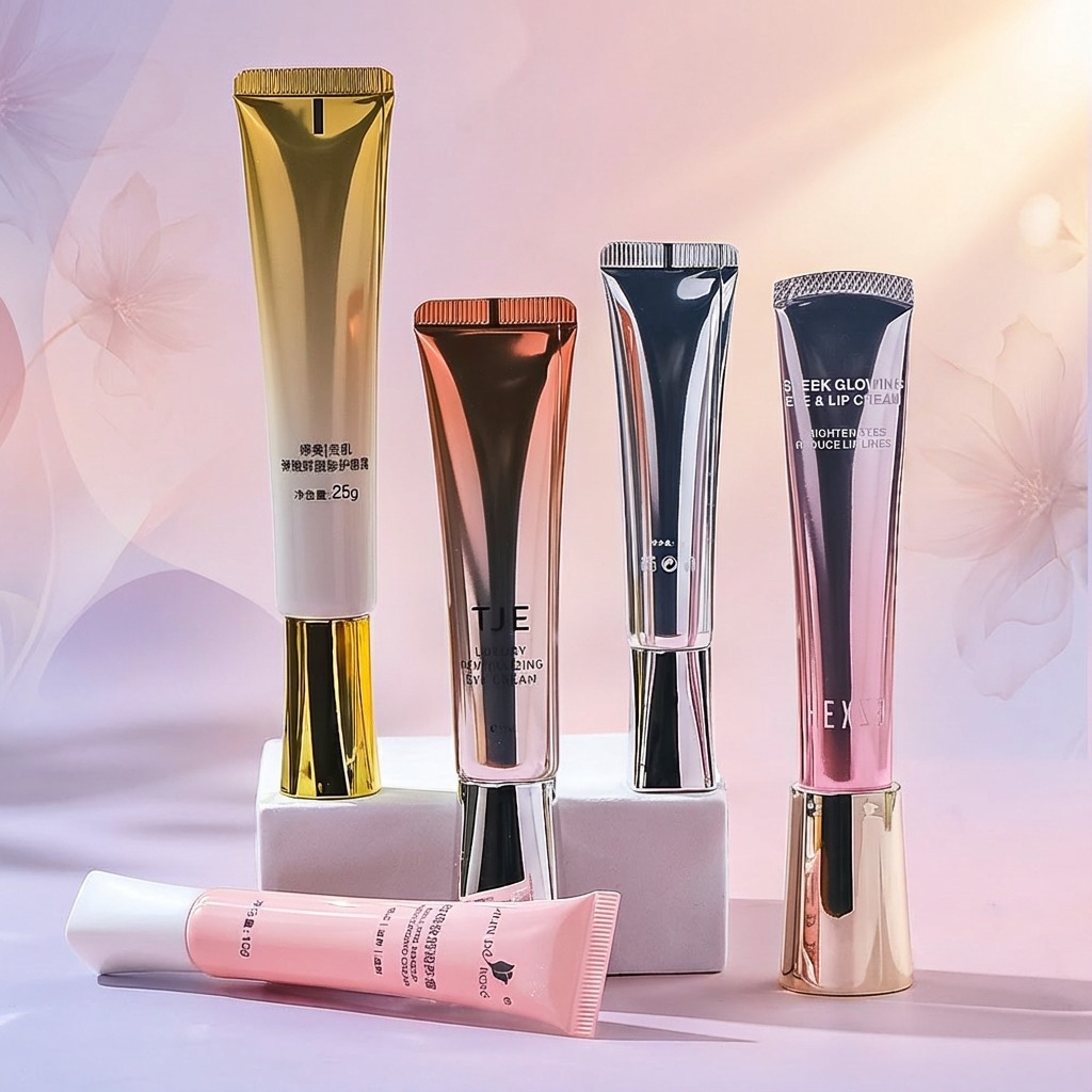 мини-косметический тюбик, тонкая косметическая упаковка в тюбиках, косметический тюбик 100 мл