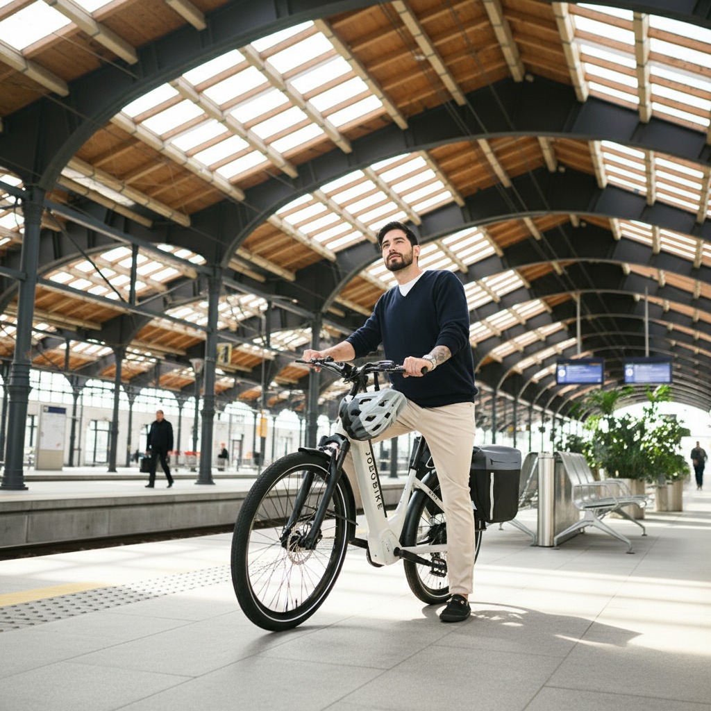 ebike with suspension fork