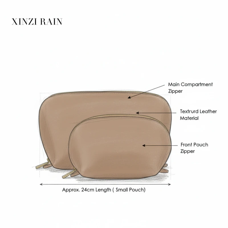 Custom Leather Cosmetic Bag Set | OEM & Private Label Cosmetic Bag Manufacturer