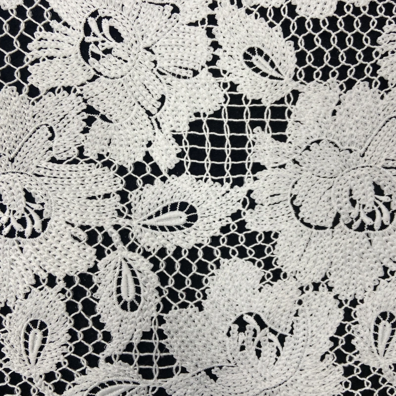 EM2735 dense floral lace textile
