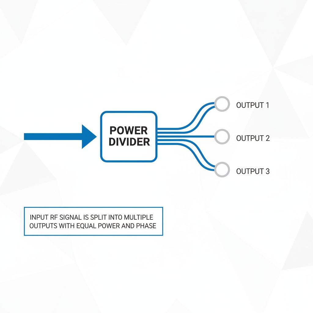 power dividers, RF power dividers, 2-way power divider, 4-way power divider, splitter RF