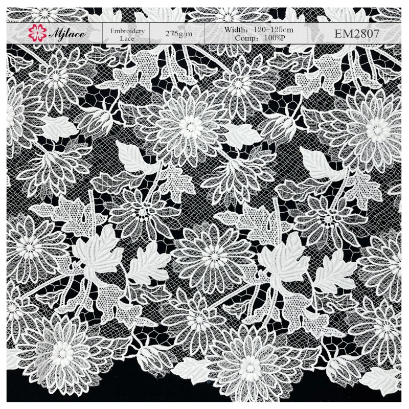 Botanical Relief: Applique Water-Soluble Lace