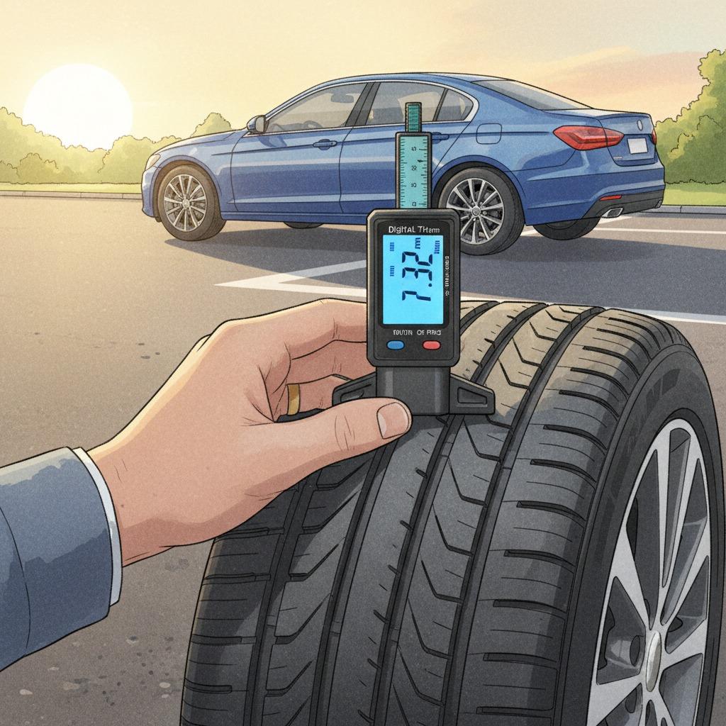 Digital Tire Tread Depth Gauge