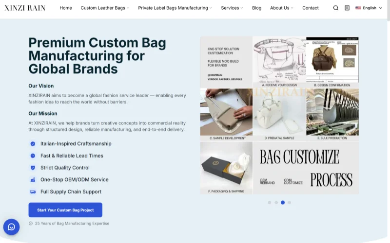 XINZIRAIN custom bag manufacturer.webp