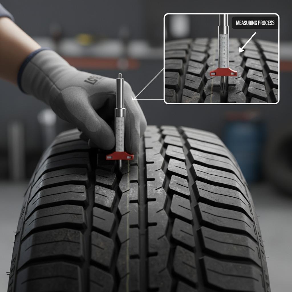 How to Choose the Best Tire Tread Depth Gauge for Car & Motorcycle Safety