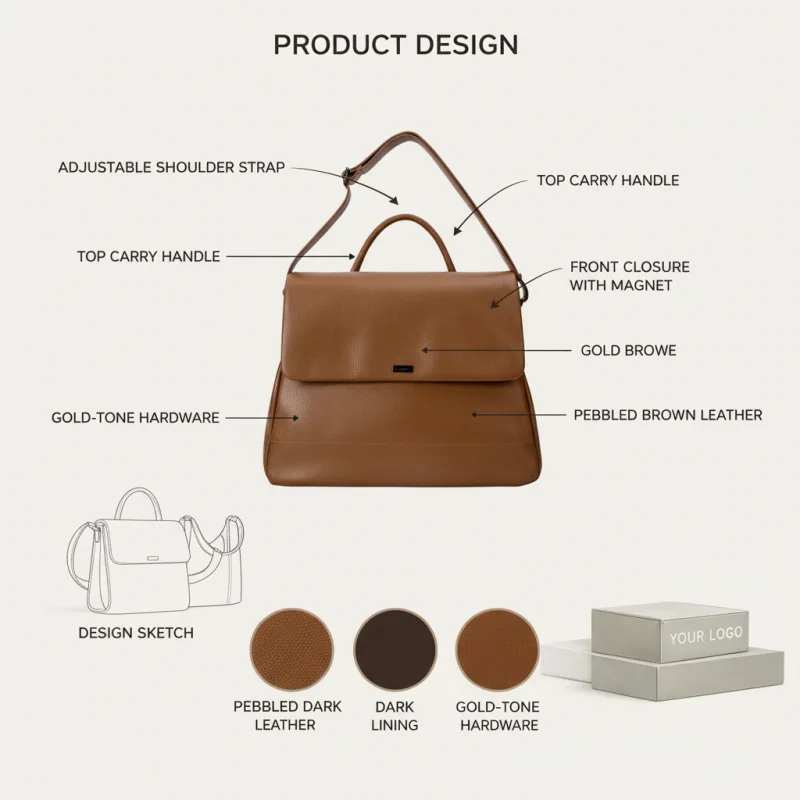 Custom Leather Handbag Manufacturer -bagsrain