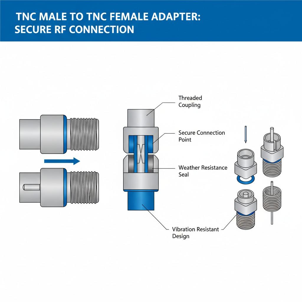 coaxial de RF