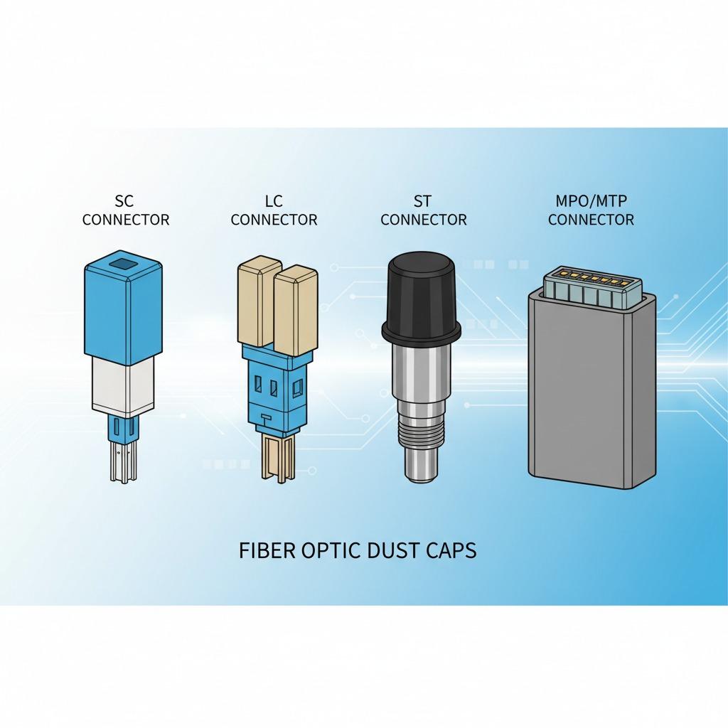 fiber optic dust caps