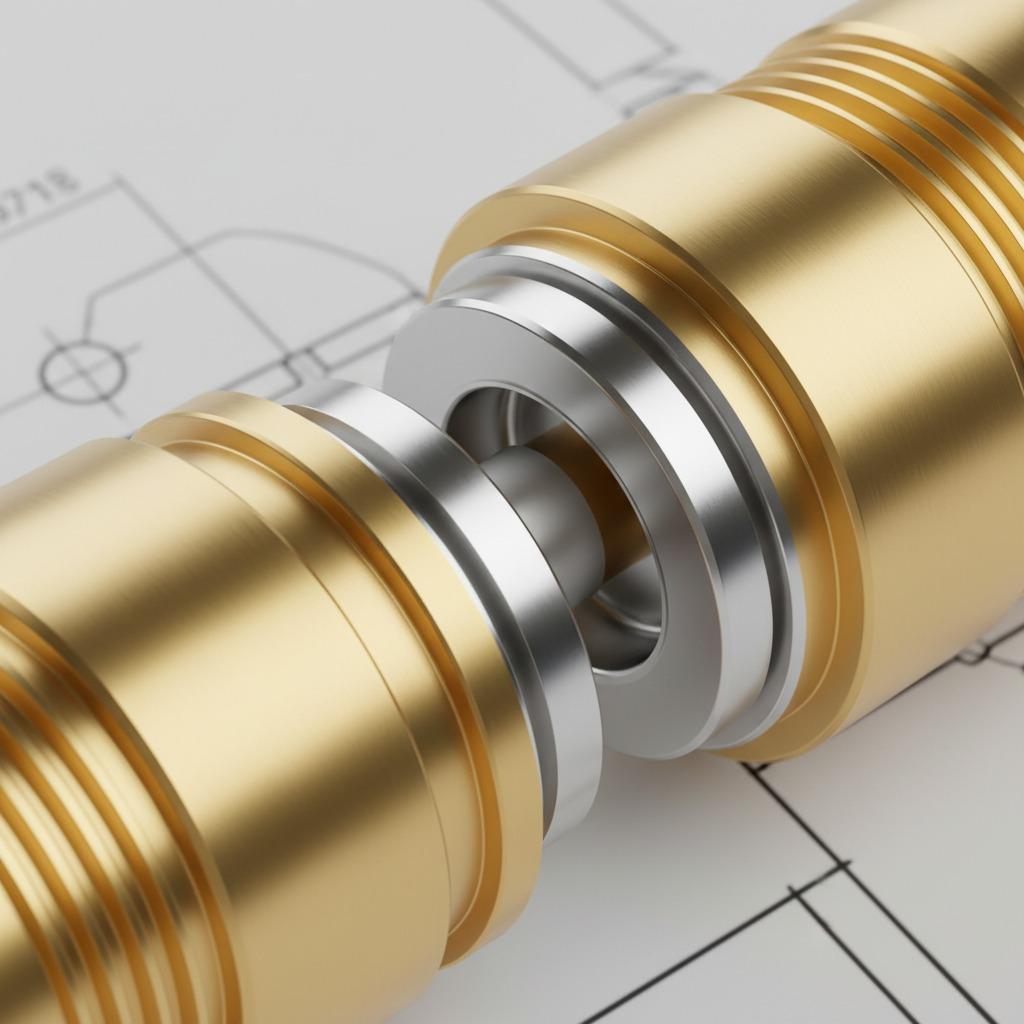 Wholesale RFVOTON 4.3-10 Mini Din Type Male to for Female Adapter Brass Silver RF Coaxial Cable Connector for Communication