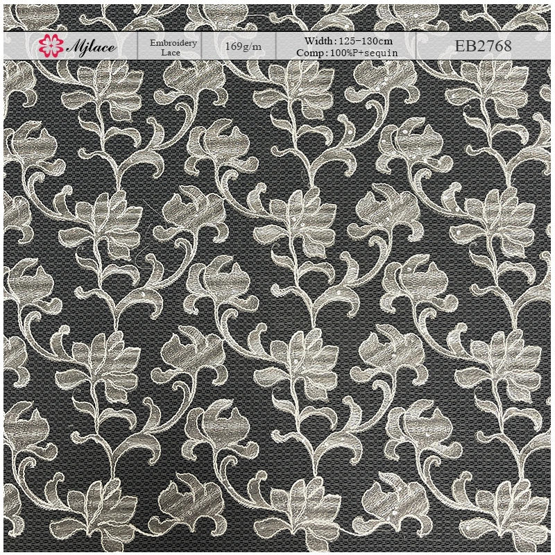 EB2768 water soluble geometric lace fabric