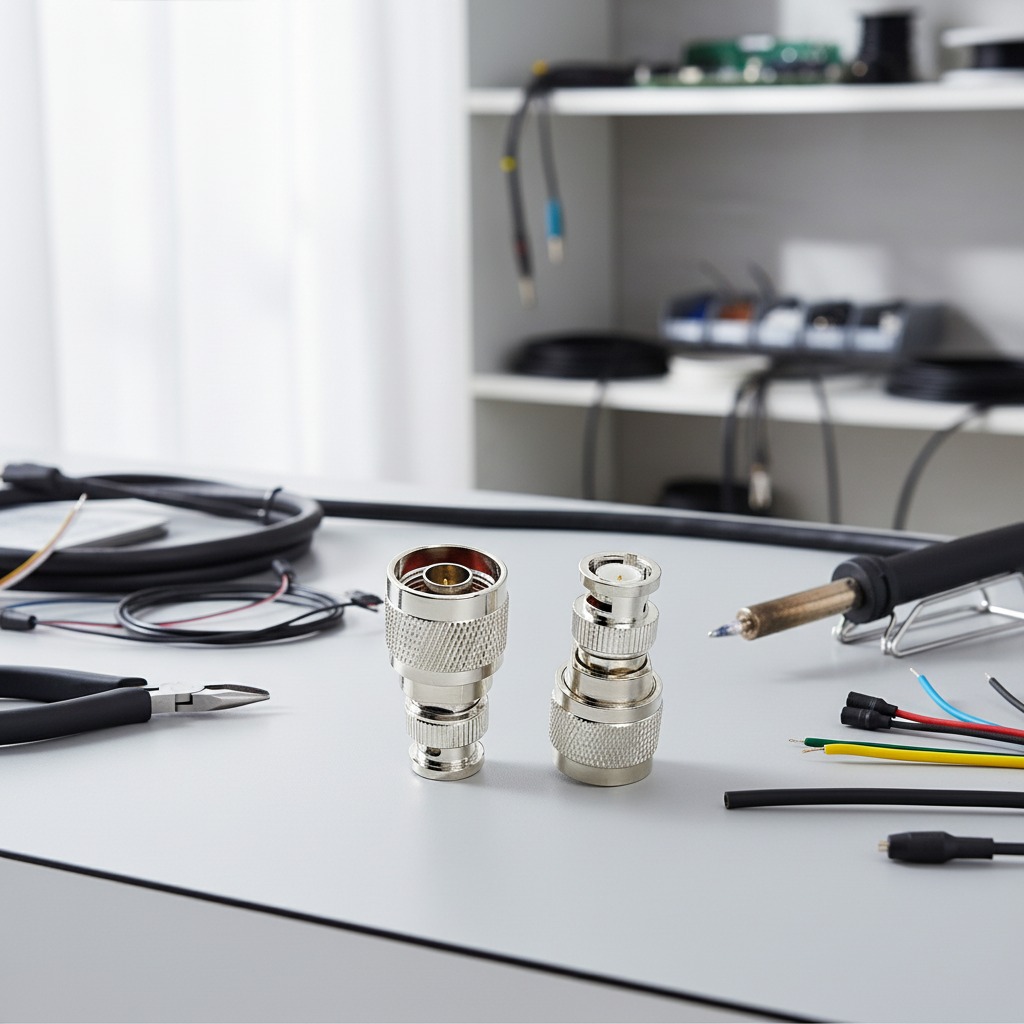 Fabrikpreis N-Stecker auf BNC-Stecker HF-Adapter L16 auf Q9 Stecker Koaxial-HF-Koaxialstecker Hochwertige Stecker