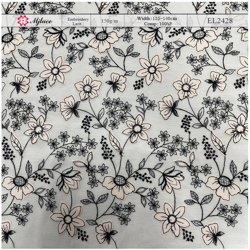 Allover flower lace EL2428