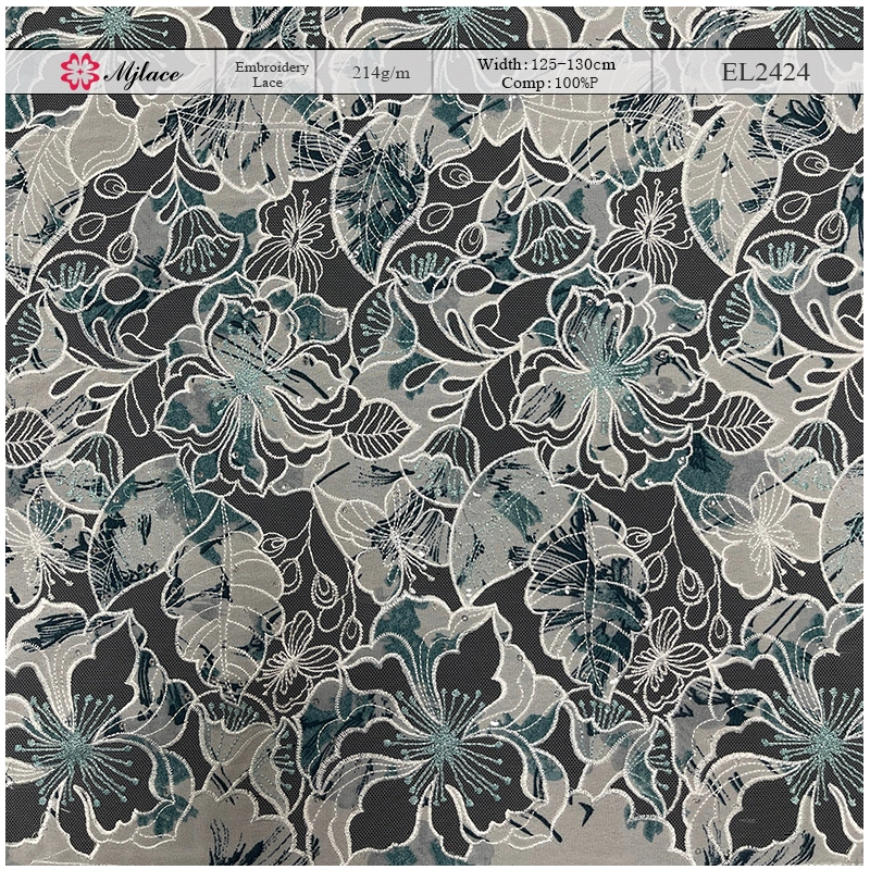 Allover botanical lace EL2424