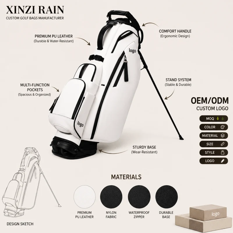 Custom Golf Bag Manufacturer – Premium Stand Golf Bag OEM & Private Label